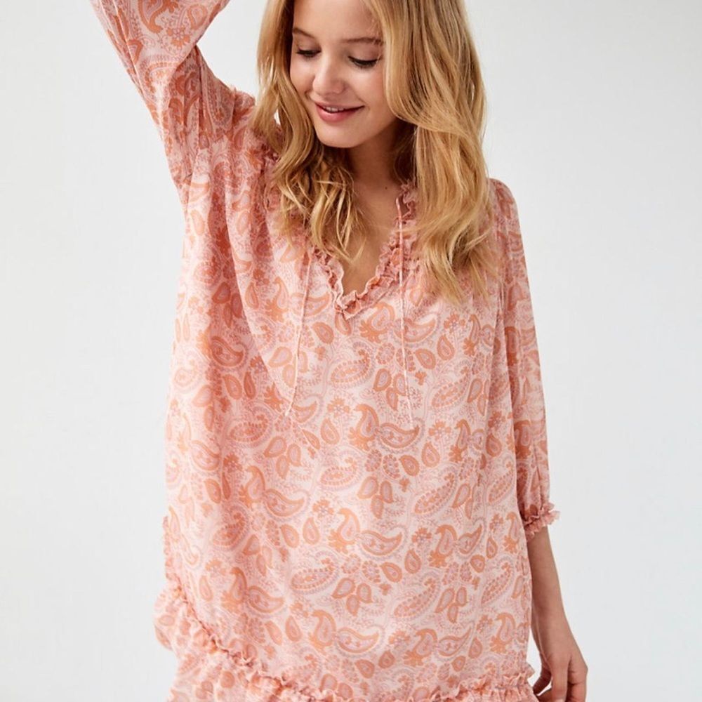 Aritzia Wilfred Amandine Dress Long-Sleeve Peasant Dress | large | new with tags